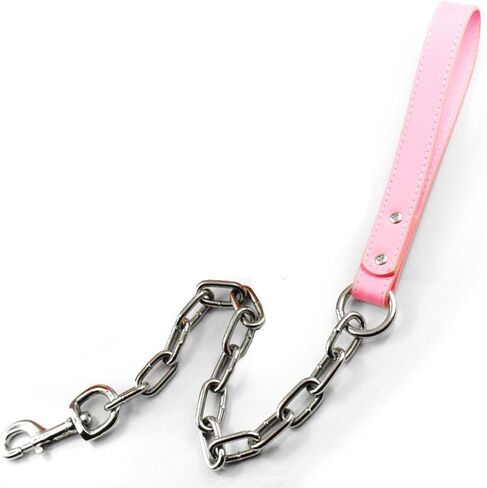 Dogs Kingdom 24"-32" Soft Leather Dog Harness&Leash Set Large for Pit Bull, Boxer, Bull Terrier in Saudi Arabia