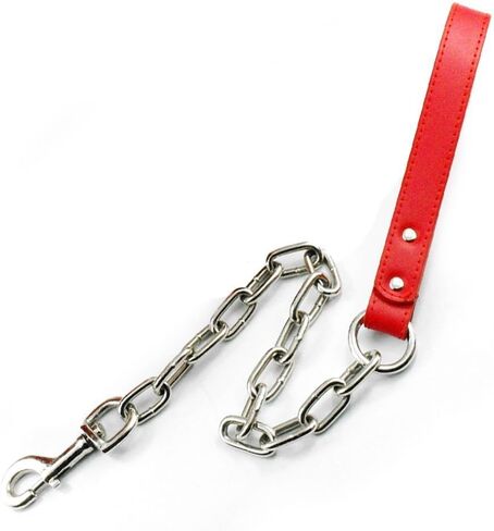Dogs Kingdom 24"-32" Soft Leather Dog Harness&Leash Set Large for Pit Bull, Boxer, Bull Terrier in Saudi Arabia