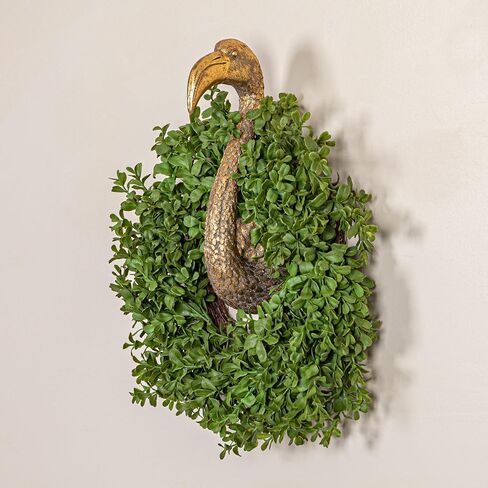 Creative Co-Op Decorative Resin Bird Head Wall Decor, Gold in Saudi Arabia