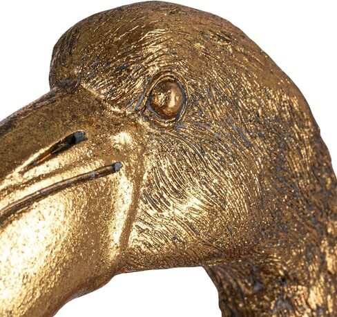 Creative Co-Op Decorative Resin Bird Head Wall Decor, Gold in Saudi Arabia