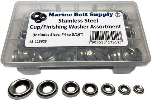 النوع مجموعة متنوعة من التشطيبات المصنوعة من الفولاذ المقاوم للصدأ/غسالة الأكواب - إمداد Marine Bolt 8-113623 in Kuwait
