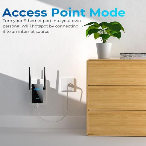 يغطي معزز إشارة موسع نطاق WiFi 2024 ما يصل إلى 9,980 قدمًا مربعًا، مضخم إنترنت طويل المدى مع منفذ إيثرنت، إعداد سهل بنقرة واحدة in Kuwait