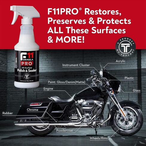 زجاجة رش وملمع وعازل لجميع الأسطح F11PRO من TopCoat F11PRO - طلاء السيراميك المائي الأكثر تقدمًا للسيارات والدراجات النارية والقوارب والمركبات الترفيهية والمزيد in Kuwait