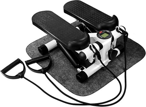 Sutekus Stair Stepper للتمارين، جهاز ستاير صغير بسعة وزن 330 رطل، معدات تمرين الجسم بالكامل مع شريط مقاومة وحصيرة أرضية in Saudi Arabia