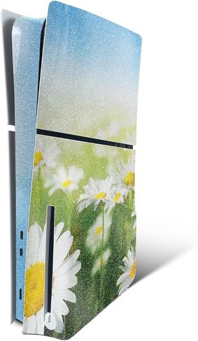 MightySkins Glossy Glitter Skin Compatible with Playstation 5 Slim Digital Edition Bundle - Fallout | Protective, Durable High-Gloss Glitter Finish | Easy to Apply | Made in The USA in Saudi Arabia