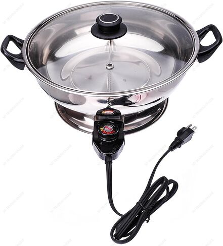 Shabu Shabu Hot Pot, Electric Mongolian Hot Pot With Divider in Saudi Arabia