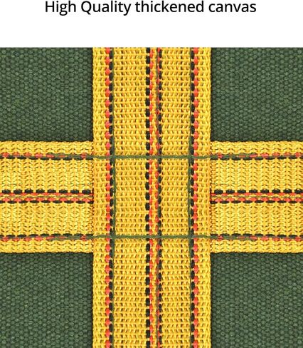 QWORK Heavy-Duty Canvas Cargo Lifting Pad Net - 3.28ft x 3.28ft Reinforced Handle Lifting Net for Construction, Logistics, and Transport, 2645lbs Load Capacity, Non-Slip Material in Saudi Arabia