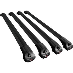 Compatible with Mercedes Metris (W447) 2014-2025 ACE-1 Car Roof Rack Cross Bar Black Aluminium 4 Bars in Saudi Arabia
