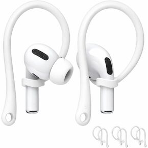 Mizi [4 أزواج] Airpods الجيل الثالث 2021 أغطية خطافات الأذن [حقيبة تخزين إضافية] قبضة مضادة للانزلاق [غير مناسبة في علبة الشحن] - أبيض in Kuwait
