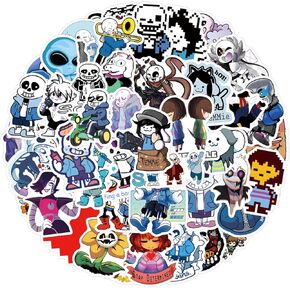 200 قطعة من ملصقات Undertale لديكور الفصول الدراسية للأطفال، زجاجة مياه، مكافآت للمعلمين، ملصق كمبيوتر محمول جمالي مقاوم للماء للمراهقات والبنات والأطفال والبالغين in Kuwait