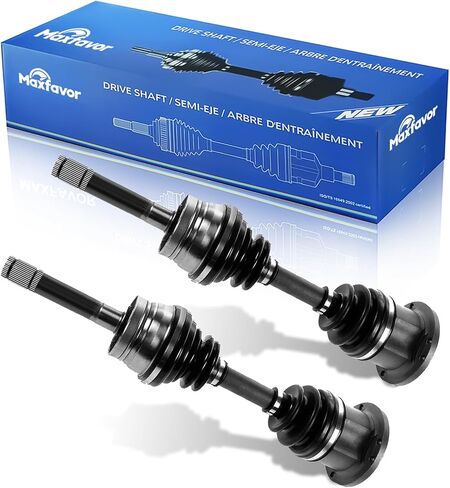 Maxfavor CV Axle Front RWD/4WD Replacement for Nissan Pathfinder Pickup D12 2.4L 3.3L 3.5L 1994-2004, for INFINITI QX4 1997-2003, 2 pcs CV Axle Joint Shaft Assembly Driver and Passenger Side in Saudi Arabia