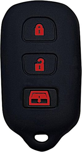 غطاء مفتاح Fob لـ Corolla Camry: 4 أزرار حافظة حماية عن بعد تناسب Toyota Matrix Avalon 4Runner Sequoia Camry Corolla 1999 إلى 2009 HYQ12BAN HYQ1512Y HYQ1512P HYQ1512Y (وردي) in Kuwait