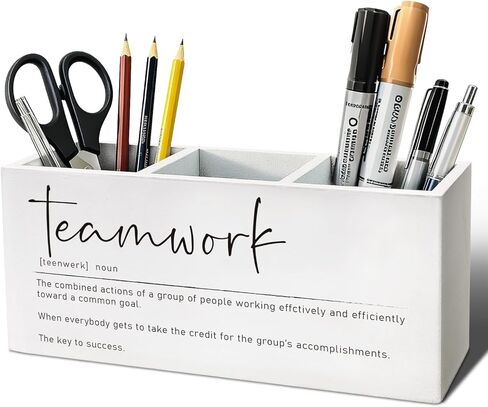 Leader Gifts Pen Pencil Holder, Thank You Appreciation Gifts for Leaders Boss Manager Wood Desk Organizer and Accessories, Leadership Gift Pen Holder Desk Organizer for Office Tabletop in Saudi Arabia