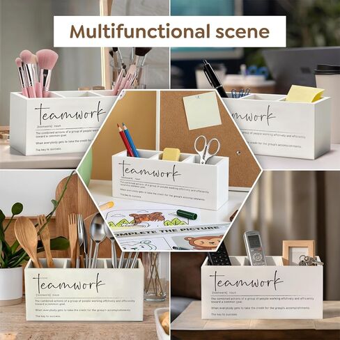 Leader Gifts Pen Pencil Holder, Thank You Appreciation Gifts for Leaders Boss Manager Wood Desk Organizer and Accessories, Leadership Gift Pen Holder Desk Organizer for Office Tabletop in Saudi Arabia
