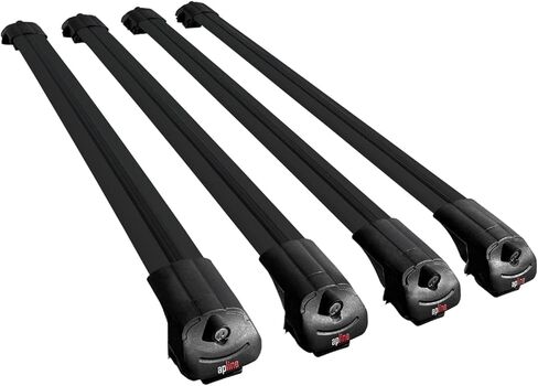 Compatible with Mercedes Metris (W447) 2014-2025 ACE-1 Car Roof Rack Cross Bar Black Aluminium 4 Bars in Saudi Arabia