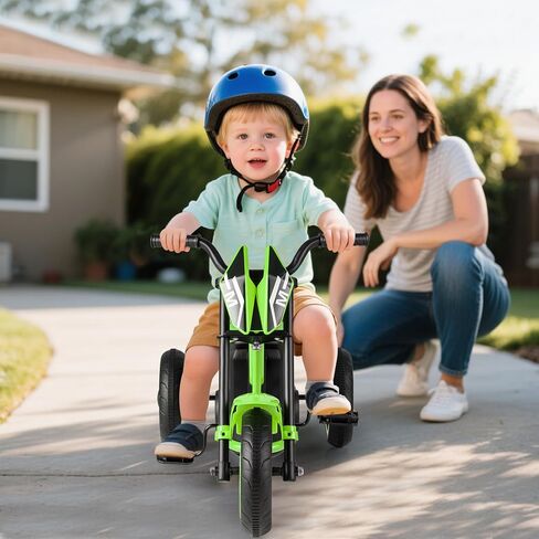 BABY JOY Kids Tricycle, 3-Wheel Toddler Bike with Foot Pedals, Forward/Backward, Toddler Tricycle Ride on Trike with Steering Handlebars, Toy Gift for Boys Girls Aged 3+ (Green) in Saudi Arabia
