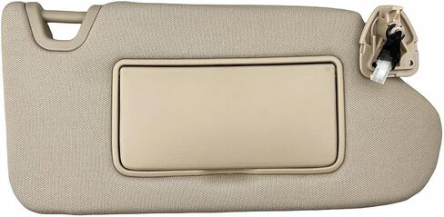 Car Sunvisor Sun Visor With Light Beige Grey For Nissan Altima For Maxima 2013 2014 2015 2016 2017 2018 96401-3TA2A 96400-3TA2A(Beige,Right) in Saudi Arabia