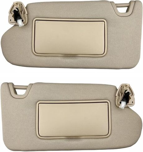 Car Sunvisor Sun Visor With Light Beige Grey For Nissan Altima For Maxima 2013 2014 2015 2016 2017 2018 96401-3TA2A 96400-3TA2A(Beige,Right) in Saudi Arabia
