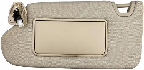 Car Sunvisor Sun Visor With Light Beige Grey For Nissan Altima For Maxima 2013 2014 2015 2016 2017 2018 96401-3TA2A 96400-3TA2A(Beige,Right) in Saudi Arabia