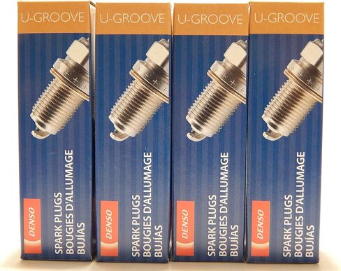 4 قطع *جديدة* - DENSO #3139 - U-GROOVE - شمعات الإشعال القياسية - K20R-U11 in Saudi Arabia
