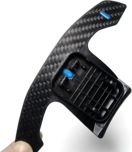 مبدلات مجداف السيارة من ألياف الكربون لسيارة BMW G20 G30 F20 F30 F34 F12 F01 F48 F25 F26 F15 F16 2017 2018 2019، مجاذيف عجلة القيادة (أزرق) in Kuwait