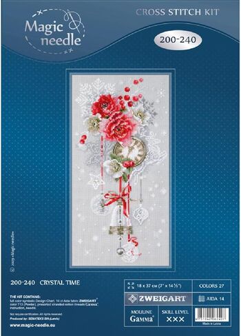 طقم غرز متقاطعة من MARUSSIA Magic Needle Zweigart Edition مقاس 18 × 37 سم in Saudi Arabia