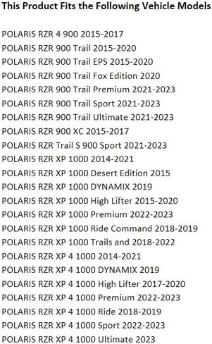 وحدة مضخة الوقود الكاملة Tusk متوافقة مع Polaris RZR XP/XP4 1000 2014-2023/RZR 900 Trail 2015-2025 in Saudi Arabia