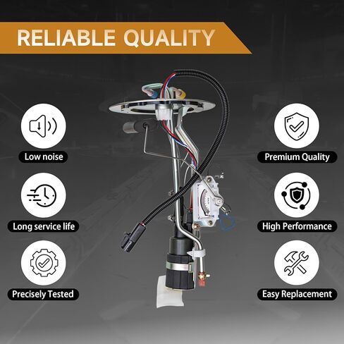 Electric Fuel Pump Module Assembly Compatible with Ford Vehicles - 4.2L 4.6L 5.4L, F-150 F150 1999-2003, F-250 F250 1999, F-150 Heritage 2004 Replace E2237S with Seal Ring in Saudi Arabia