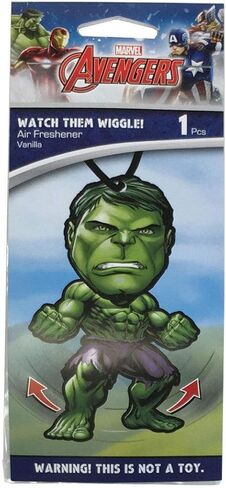 Plasticolor Marvel Hulk Car Accessories - Hulk Air Freshener Wiggler (1) in Saudi Arabia
