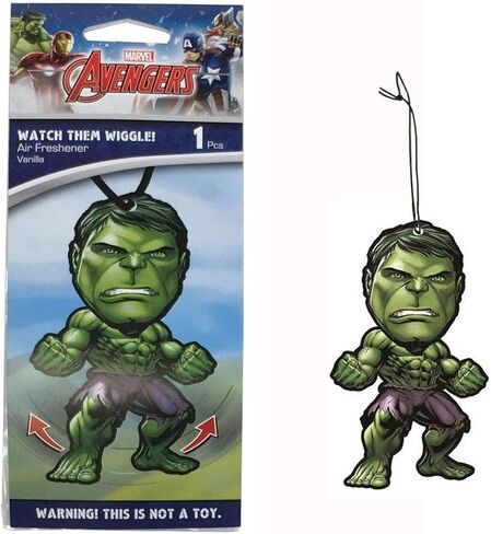 Plasticolor Marvel Hulk Car Accessories - Hulk Air Freshener Wiggler (1) in Saudi Arabia