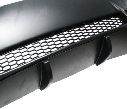 IKON MOTORSPORTS, Rear Bumper Cover Compatible With 2007-2013 BMW E92 E93, M3 Style Rear Bumper Conversion Guard Diffuser Single Exhaust 2008 2009 2010 2011 2012 in Saudi Arabia