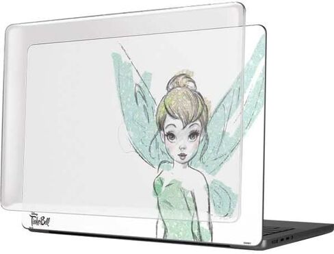 Skinit Case + Skin Compatible with MacBook Pro 14in (2021) - Officially Licensed Disney Tinker Bell Watercolor Fairy Design in Saudi Arabia