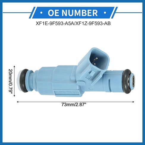 Fuel Injector Compatible for Dodge for Ram 1500 02-07 4.7L for Dodge Dakota 01-07 4.7L, Flow Matched Plastic Blue Fuel Injection Nozzle Item Replacement in Saudi Arabia