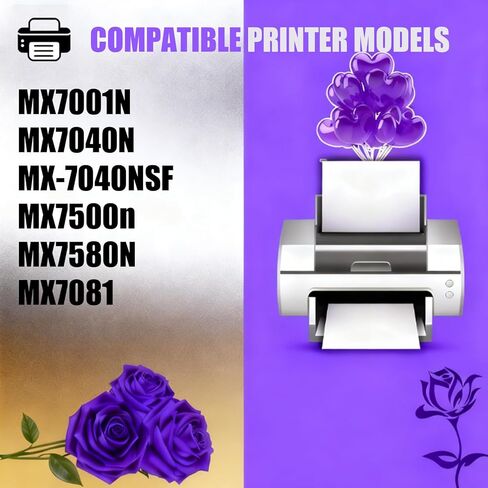 زجاجة حبر نفايات MX700HB متوافقة مع طابعات Sharp MX7001N MX7040N MX-7040NSF MX7500n MX7580N MX7081، عالية الإنتاجية 200000 صفحة، ألوان زاهية وطباعة شفافة (عبوتان باللون الأسود) in Kuwait