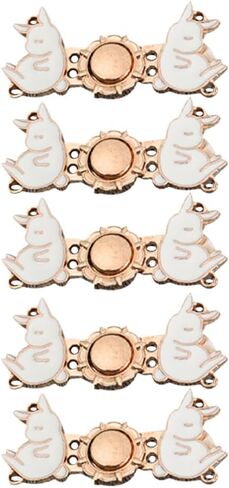 5PCS Detachable Metal Buttons Simple and Fashionable Adjustable Waist Button for Tighten Waist Jeans No Sewing Button in Saudi Arabia