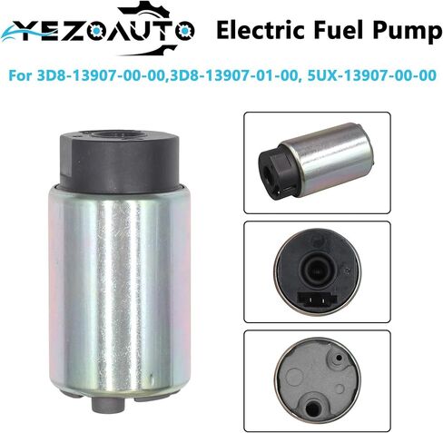 Fuel Pump for Yamaha Midnight Star XVS1300A MT-01 Stryker XVS1300 Stryler Bullet Cowl V-Star 1300 XJR1300 XVS1300 YZF-R6 2006-2019 Replaces 5YU-13907-00-00 3D8-13907-00-00 in Saudi Arabia