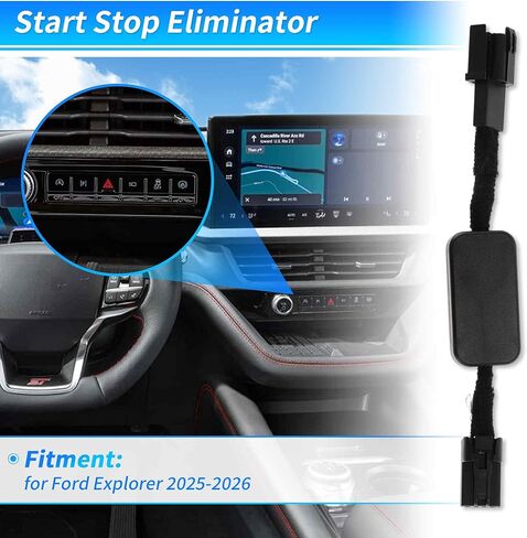 ACROPIX مزيل إيقاف التشغيل التلقائي لـ Ford Explorer 2025-2026 2.3T مزيل بدء التشغيل التلقائي تعطيل مزيل إيقاف التشغيل الخامل in Saudi Arabia