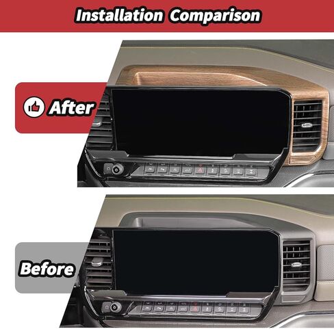 JeCar Wood Grain Interior Dash Panel Trim Overlay for 2022 2023 2024 Chevrolet Chevy Silverado 1500 (1pcs) in Saudi Arabia