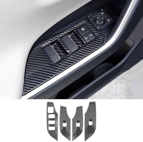 غطاء الكسوة للوحة التحكم المركزية لوحدة التحكم المركزية للسيارة Ford Explorer 2020 2021 2022 2023 2024 ملحقات الديكورات الداخلية للسيارات إطار حماية مركزي من ألياف الكربون in Saudi Arabia
