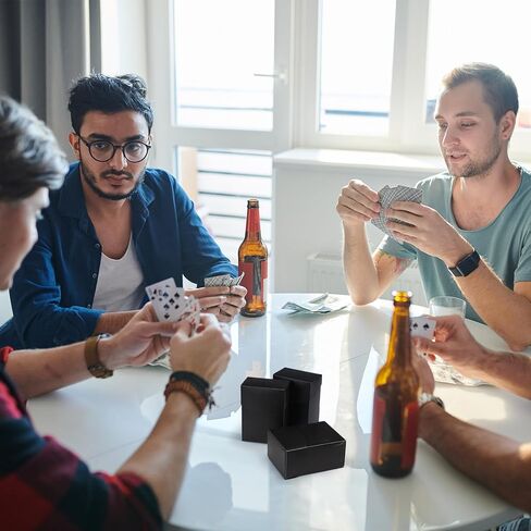 40-Piece Deck Card Boxes with 20 Dividers - Includes 20 Trading Card Deck Cases with 20 Dividers - Storage Organizer for Trading, Family, Party Games in Kuwait