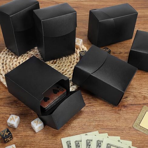 40-Piece Deck Card Boxes with 20 Dividers - Includes 20 Trading Card Deck Cases with 20 Dividers - Storage Organizer for Trading, Family, Party Games in Kuwait