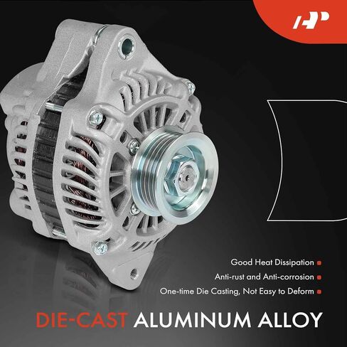 مولد كهربائي ممتاز متوافق مع سوزوكي SX4 2007 2008 2009 2.0 لتر، 12 فولت 80 أمبير 5 بكرة أخدود في اتجاه عقارب الساعة، استبدال # 3140080J10، A005TG1191 in Kuwait
