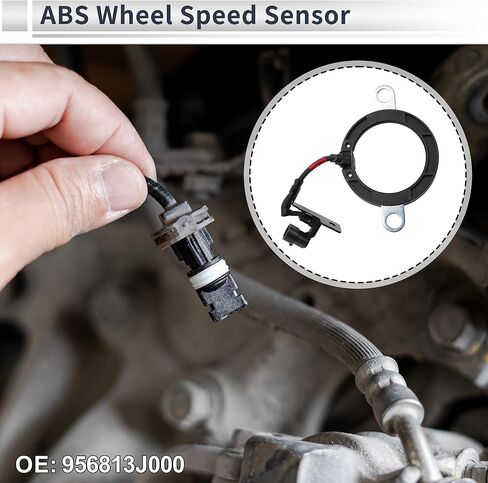 ABS Wheel Speed Sensor Rear Right ABS Sensor Anti-lock Braking System Sensor No.956813J000 for Kia Sorento 2011-2012 AWD in Saudi Arabia
