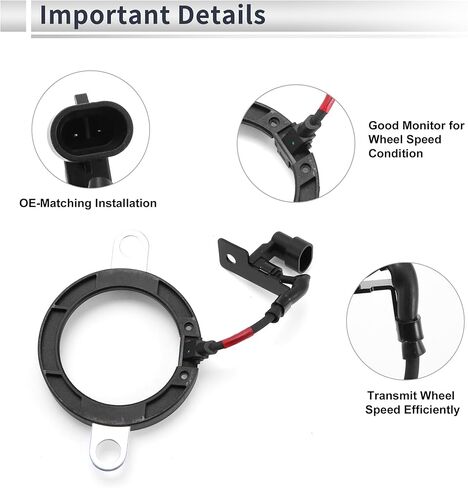 ABS Wheel Speed Sensor Rear Right ABS Sensor Anti-lock Braking System Sensor No.956813J000 for Kia Sorento 2011-2012 AWD in Saudi Arabia