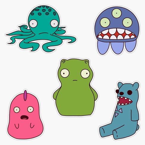 Kuchi Kopi & Friends ملصق الفينيل ملصق مضاد للمياه ملصق سيارة محمول جدار نافذة ملصقات للسيارة متعددة الأشكال 5" in Saudi Arabia