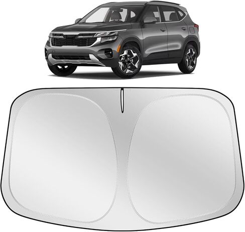 XHRING Windshield Sun Shade Sunshade Compatible with Kia Seltos 2026 2025 2024 2023-2020 Accessories Car Front Window Sun Shield Cover in Saudi Arabia