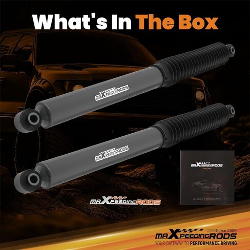 صدمات خلفية مرفوعة 0-2.5 بوصة من maXpeedingrods لنيسان تيتان 4WD 2004-2015، 2017-2024، سلسلة G1 مطورة in Saudi Arabia