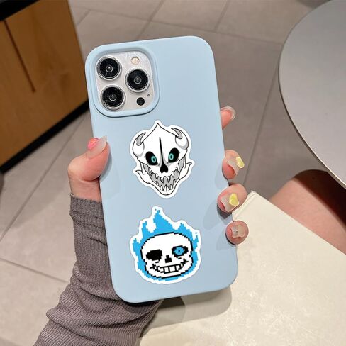200 قطعة من ملصقات Undertale لديكور الفصول الدراسية للأطفال، زجاجة مياه، مكافآت للمعلمين، ملصق كمبيوتر محمول جمالي مقاوم للماء للمراهقات والبنات والأطفال والبالغين in Kuwait