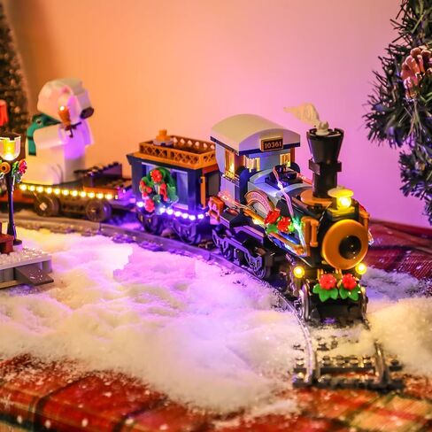 BRIKSMAX Led Lighting Kit for Santa's Sleigh - Compatible with Lego 40499 Building Blocks Model- Not Include The Lego Set in Kuwait