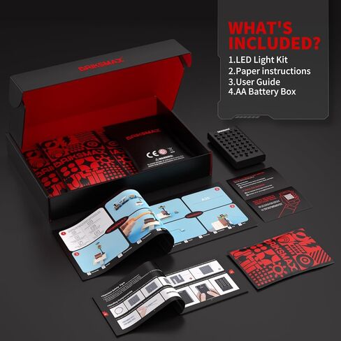 BRIKSMAX Led Lighting Kit for Santa's Sleigh - Compatible with Lego 40499 Building Blocks Model- Not Include The Lego Set in Kuwait